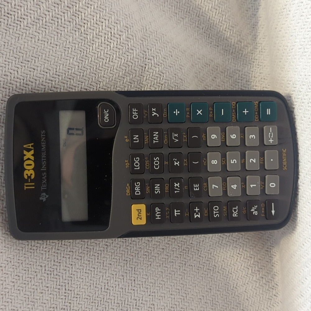 Texas Instruments TI-30XA calculator‎